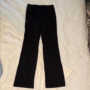 Liverpool Black Wide-Leg Dress Pants